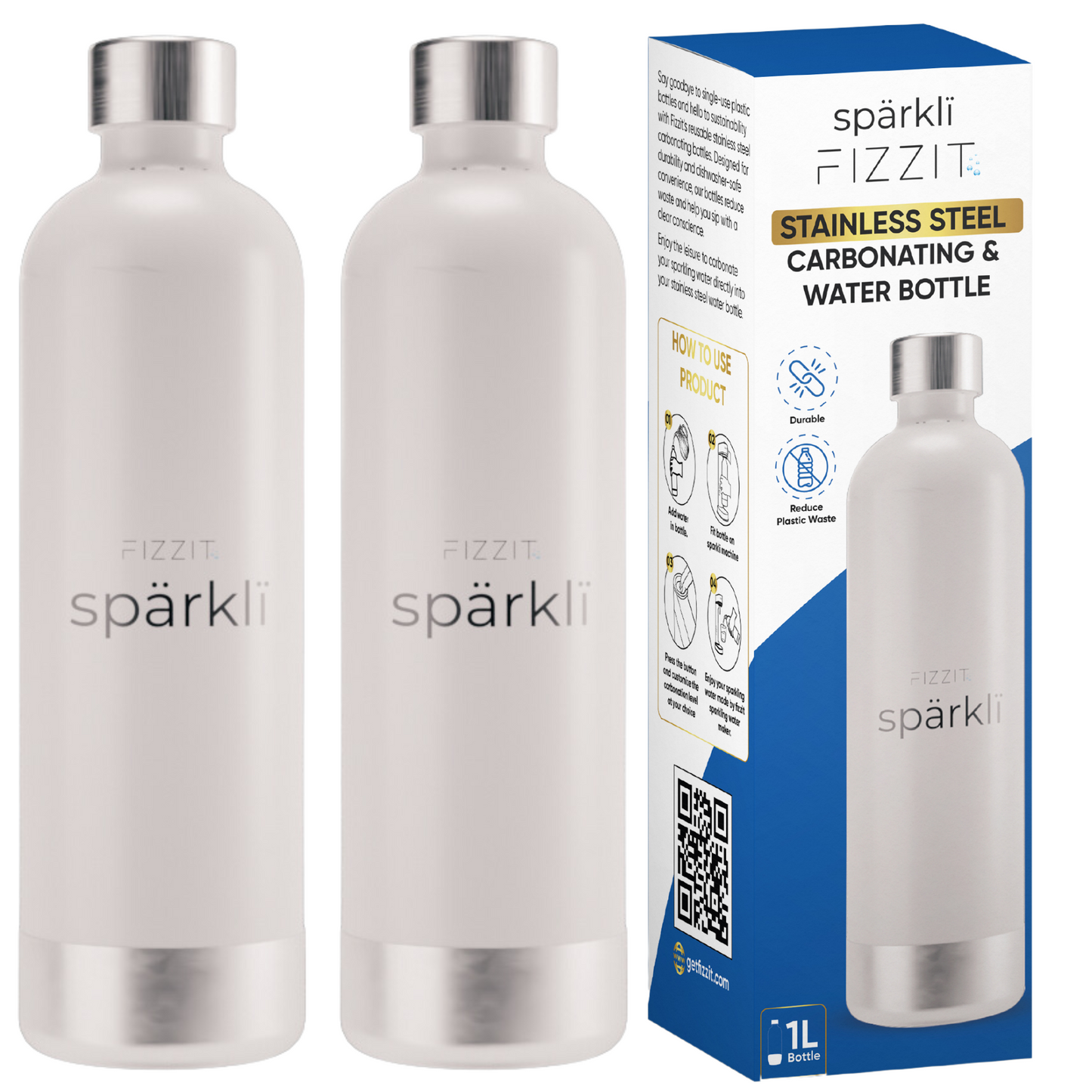 Stainless Steel Carbonation Bottle & Water Bottles